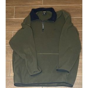 Nautica Men's  1/4 Zip Pullover Sweater,  Green, XXL